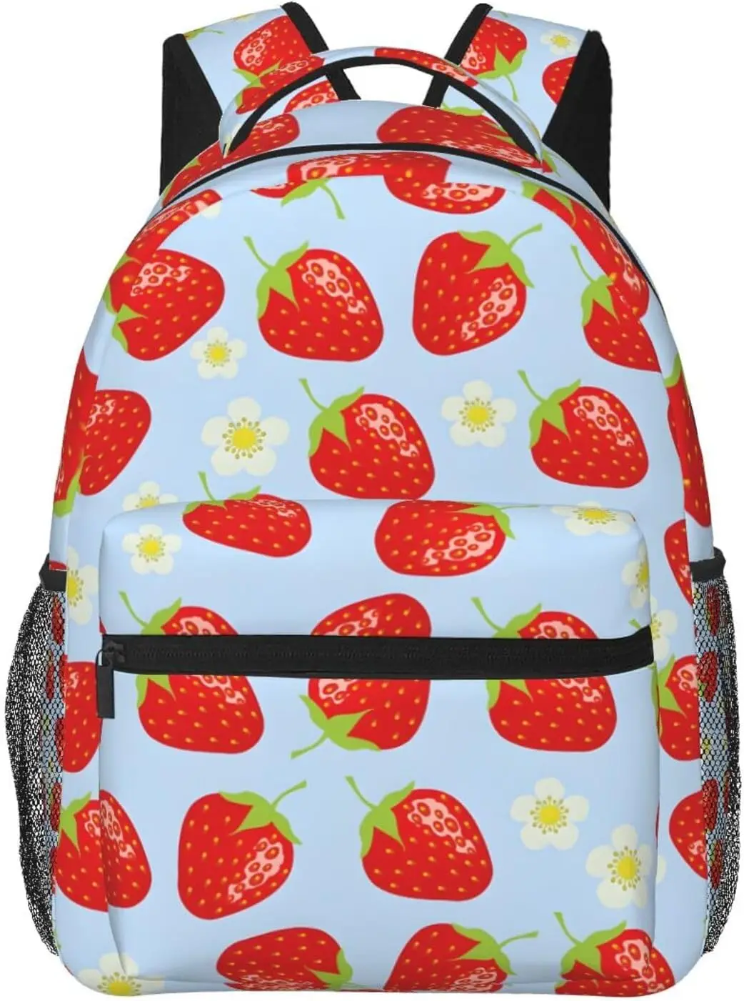 

Strawberry Laptop Backpack for Women Lightweight College Backpack Adjustable Fits 15.6 Inch Laptop Bag Computer Bag for Gym