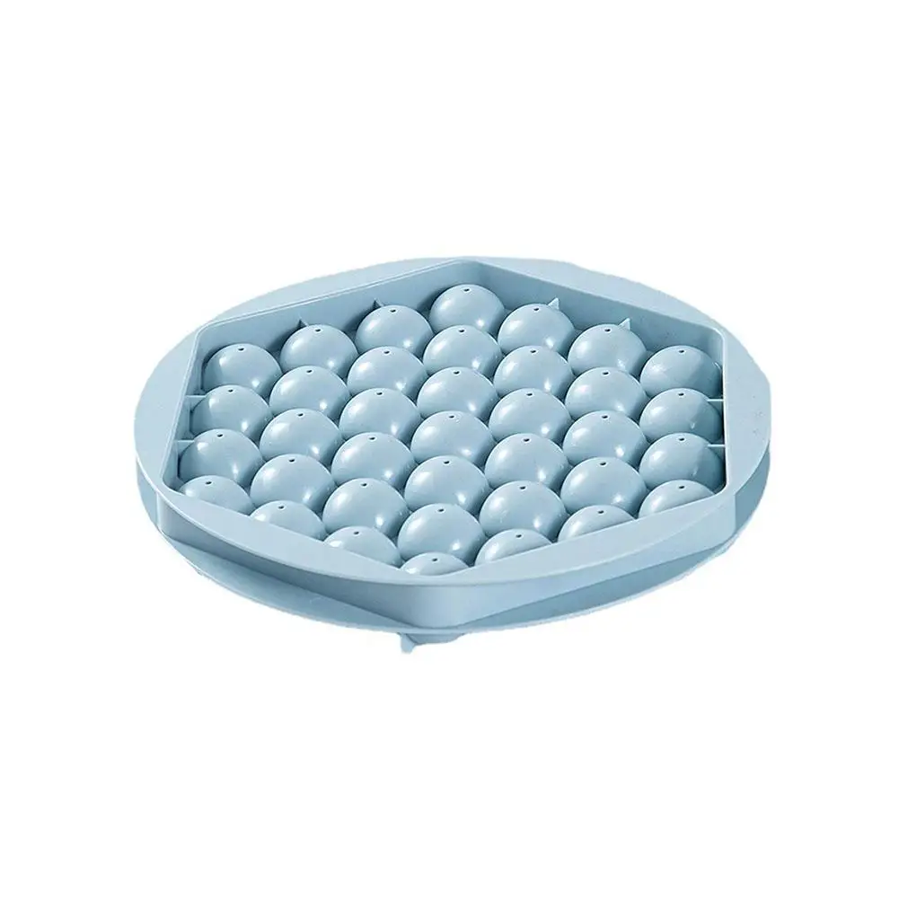 3D Round Tray Plastic Ice Mold Refrigerator Spherical DIY Ice Kitchen Moulds Ball Maker Tools N1E7