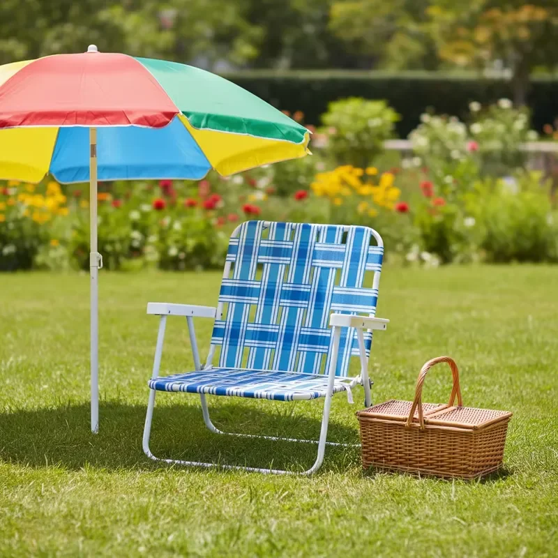 for Custom Color Aluminum Frame Lightweight Portable Reclining Foldable Outdoor Beach Chair Detachable Seat Camping Garden