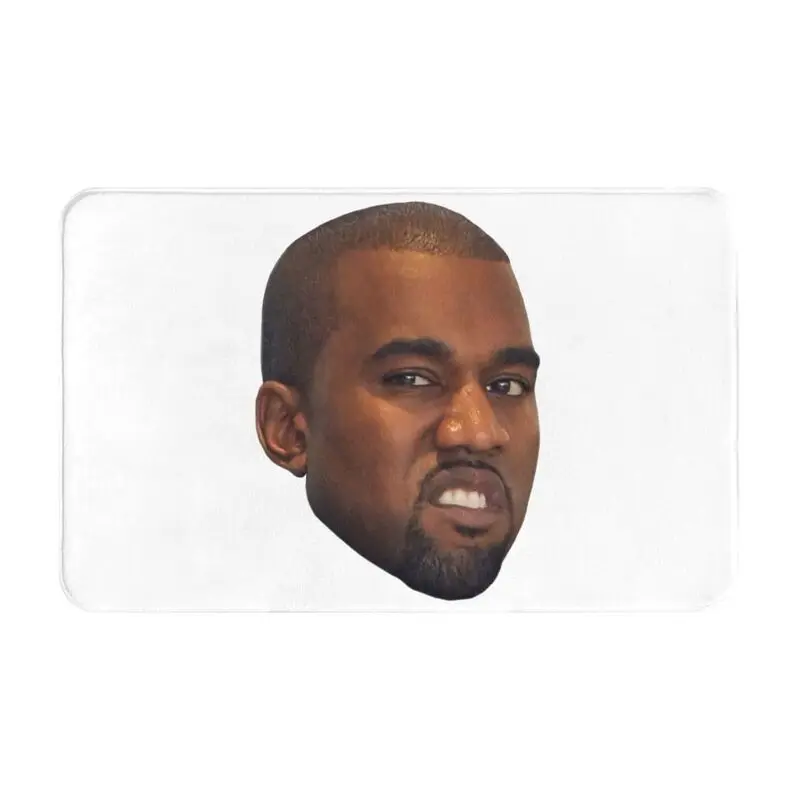 Custom Funny Kanye West Meme Doormat Non-Slip Bath Kitchen Mat Garden Garage Floor Door Entrance Carpet Rug