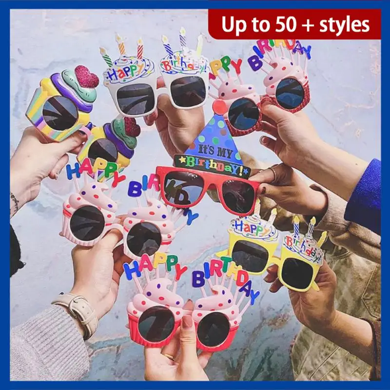 Photography Props Glasses Happy Birthday Bachelorette Party Birthday Party Decoration Photobooth Birthday Adult Children Glasses