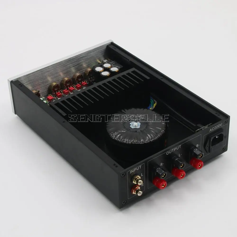 Penguat daya Audio rumah saluran 2.1 HiFi LM1875 20Wx2 + 60W