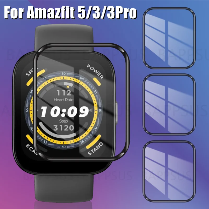 

1-5 шт. Защитная пленка для Amazfit Bip 3Pro Bip3 Bip5 HD Прозрачная мягкая защита от царапин для Amazfit Bip 5 Bip3Pro 2023