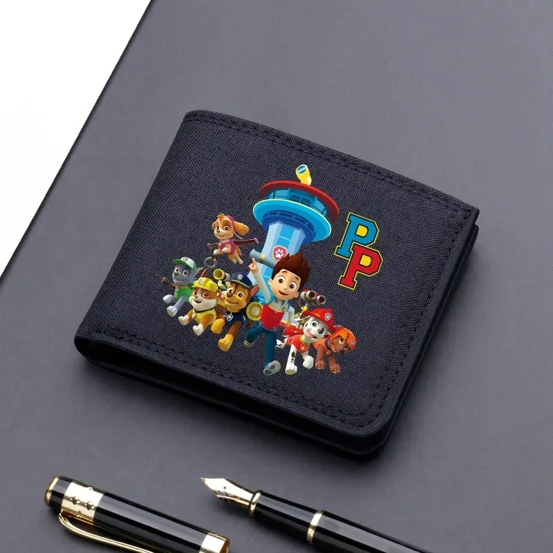 PAW Patrols Multi Functional Wallet Chase Skye Cartoon Print Boys Purse Large Capacity Slot Men Money Card Bag Storage Bags Gift