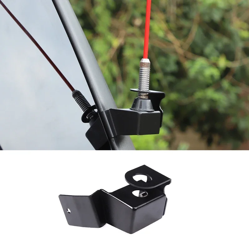

For 2007-2015 Land Rover Freelander 2 carbon steel black car trunk tailgate antenna bracket base car modification accessories