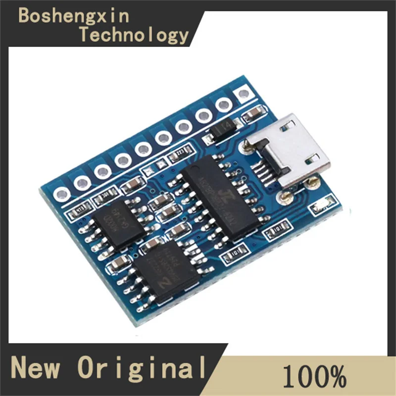 

1Pcs Intelligent voice broadcaster module USB serial port MP3 music recognition warning language broadcast board JQ8400-FL