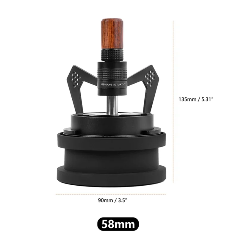 ABRE-Rotary Powder Dispenser Tool, Espresso Stirrer Dispensing Tool For Bars, 58MM 10-Pin Espresso Stirrer
