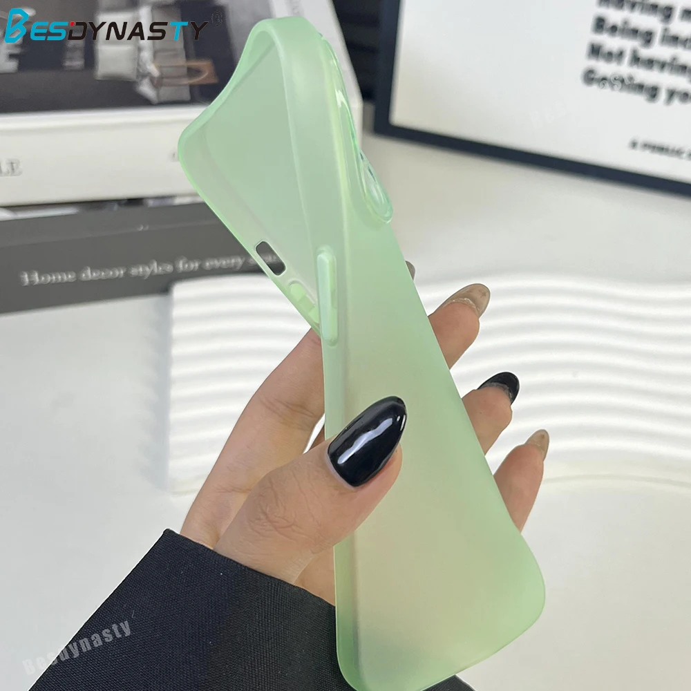 Luxury 0.3mm Ultra Thin Matte Armor Translucent Case For iphone 16 Pro Max 16 Pro TPU Silicone Soft Cover 16 Color Funda 16 Plus