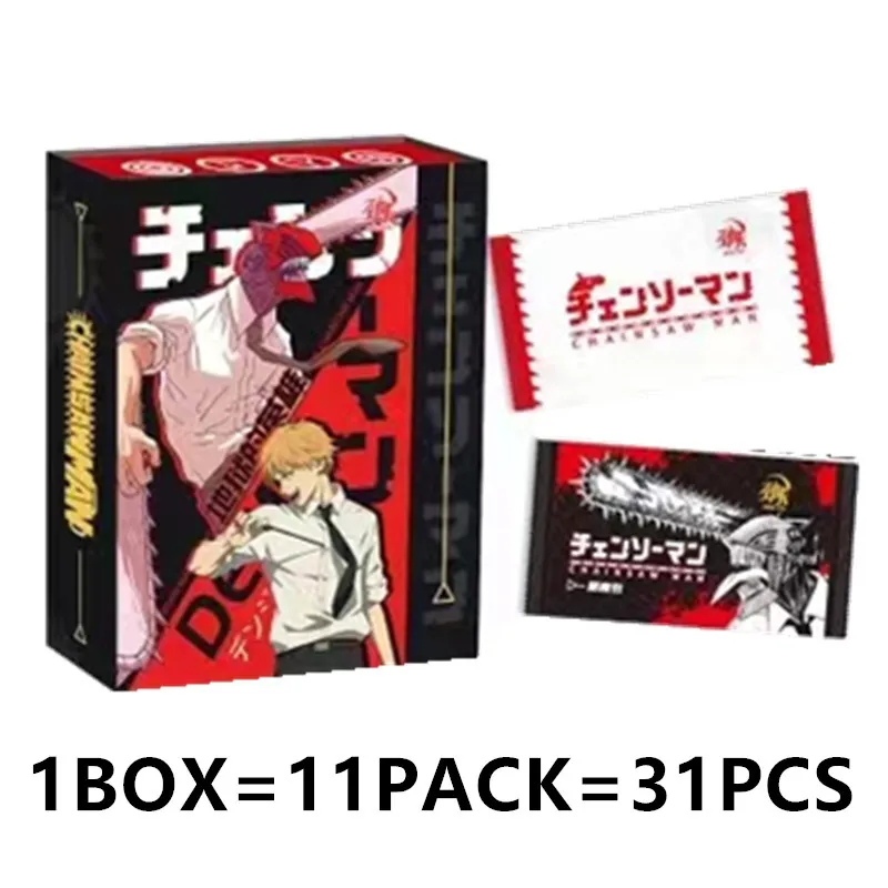 Chainsaw Man Denji Pochita Makima Hayakawa Aki Power Demon Collection, edición limitada, tarjetas raras, tarjetas comerciales de Anime, juguetes, regalos