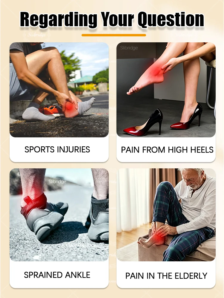 Masseur chauffant portable pour cheville, enveloppe de soutien pour pied, chauffe-vibreur sans fil pour poignet et cheville 2