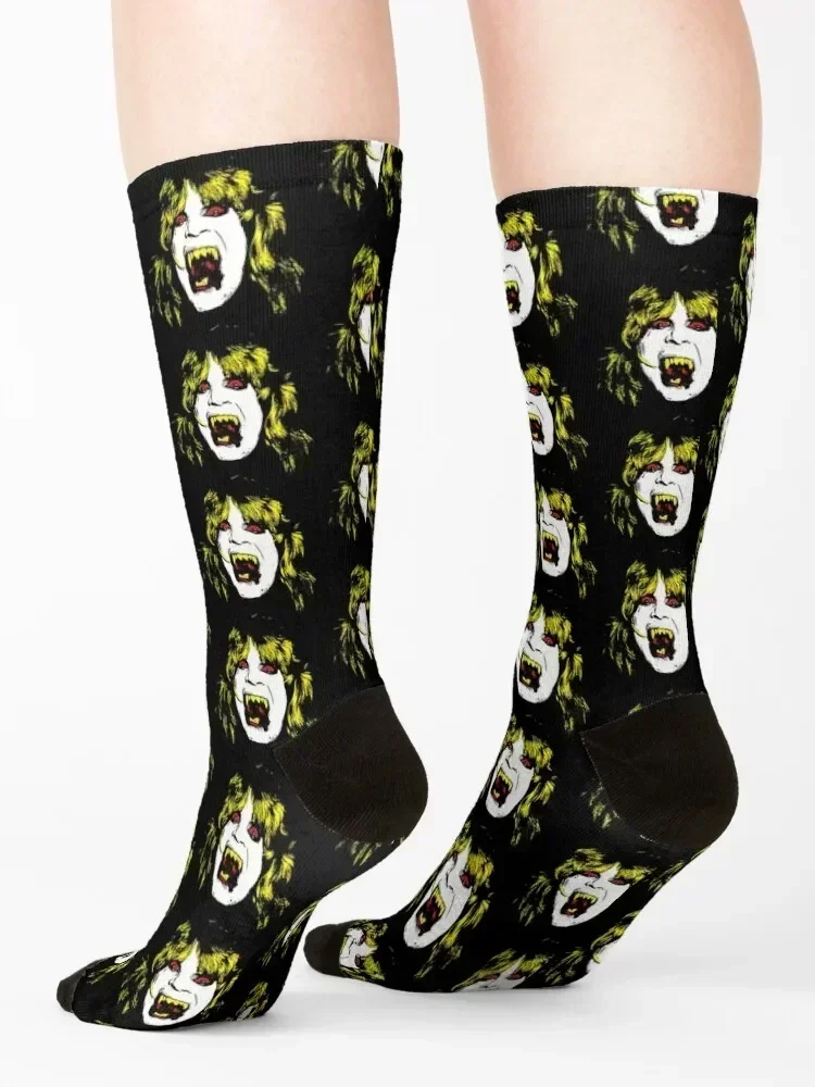 Speak of the Devil!! T-Shirt Socks heated retro winter thermal compression Boy Child Socks Women's