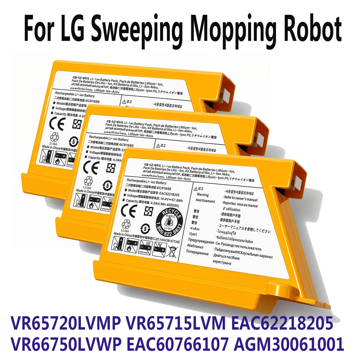 

Запасная батарея для пылесоса EAC62218205 для робота-пылесоса LG
