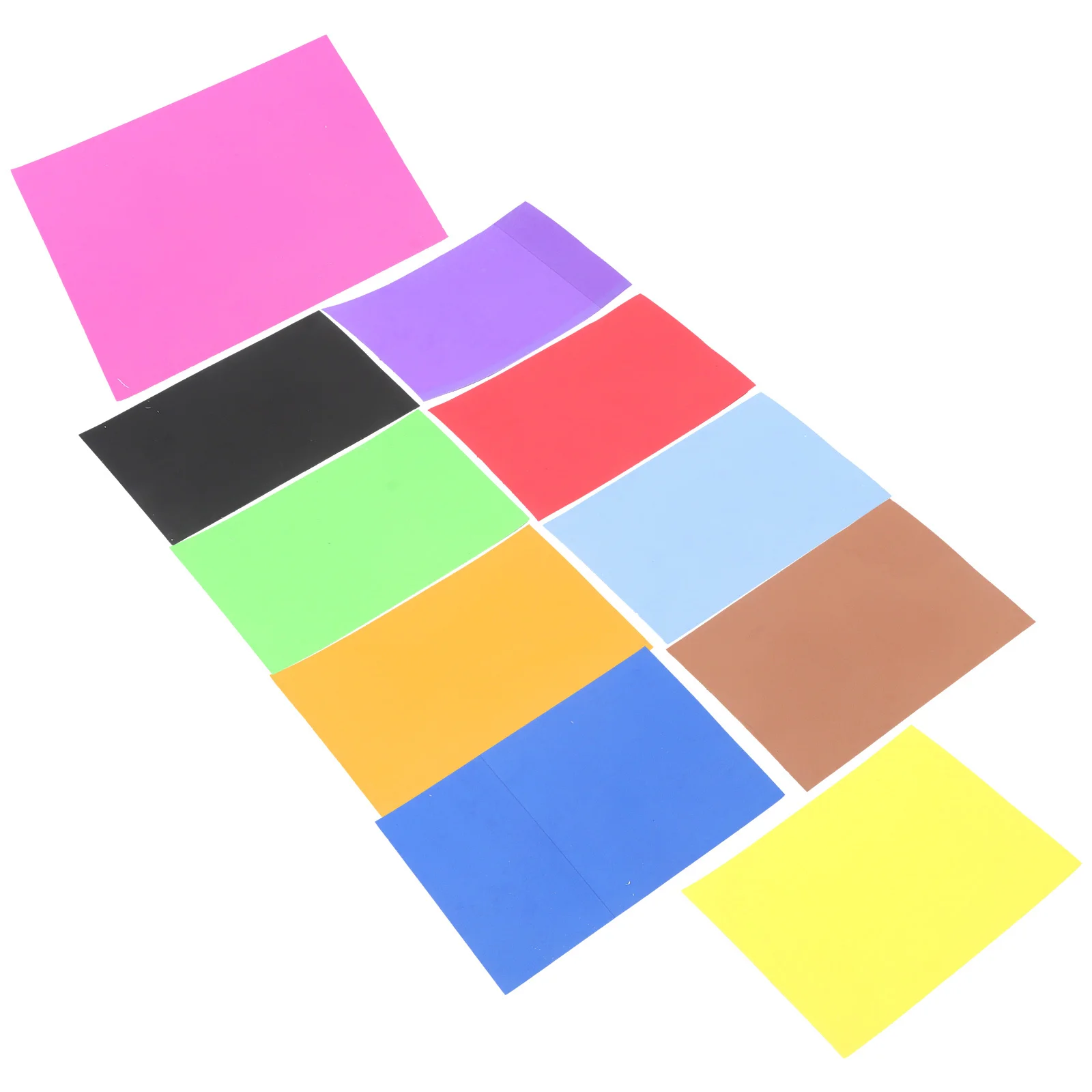 

10 Sheets Colorful DIY Foam Paper A4 Size Sturdy Self-Adhesive Craft Sheets Art Supplies for School Projects Home Office