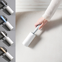 New Tearable Roll Paper Sticky Roller Brush Pet Hair Remover Clothes Carpet Cleaning Brush Plush Razor Household Cleaning Tool