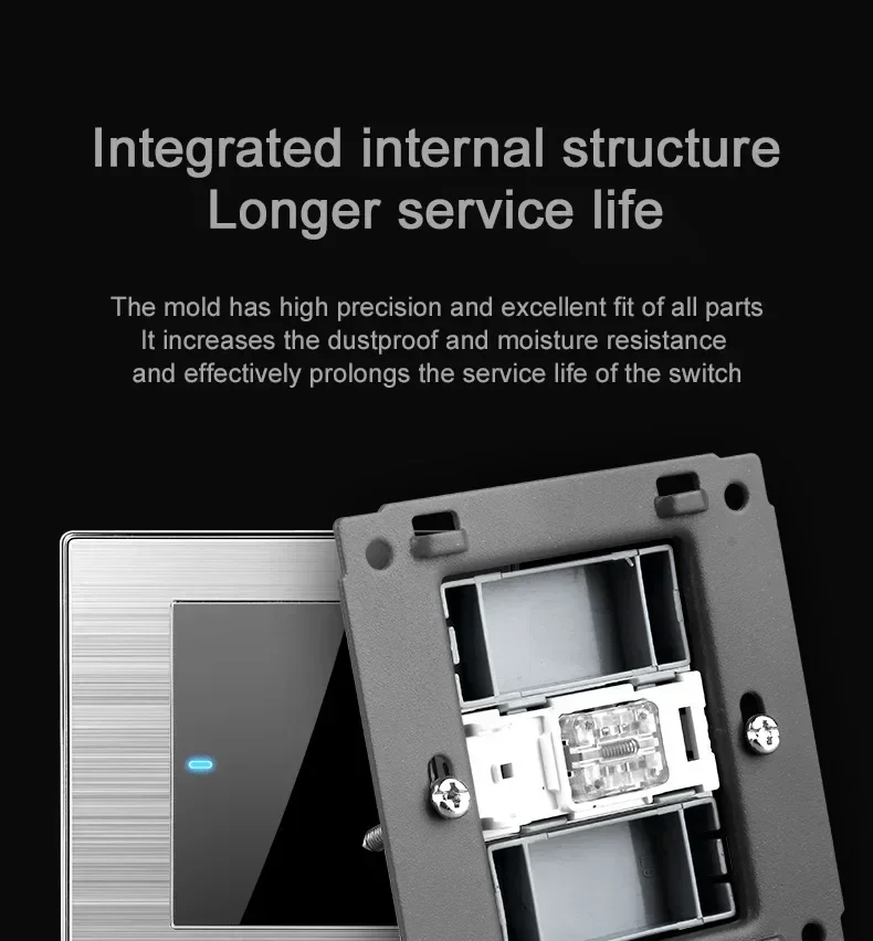 العالمي الجدار مفتاح الإضاءة LED ، لوحة الفولاذ المقاوم للصدأ ، الاتحاد الأوروبي ، المملكة المتحدة ، USB ، Type-C ، 18 واط ، الشحن السريع ، مقبس التوصيل ، 1 ، 2 ، 3 عصابة ، 1 ، 2 طريقة التبديل #4