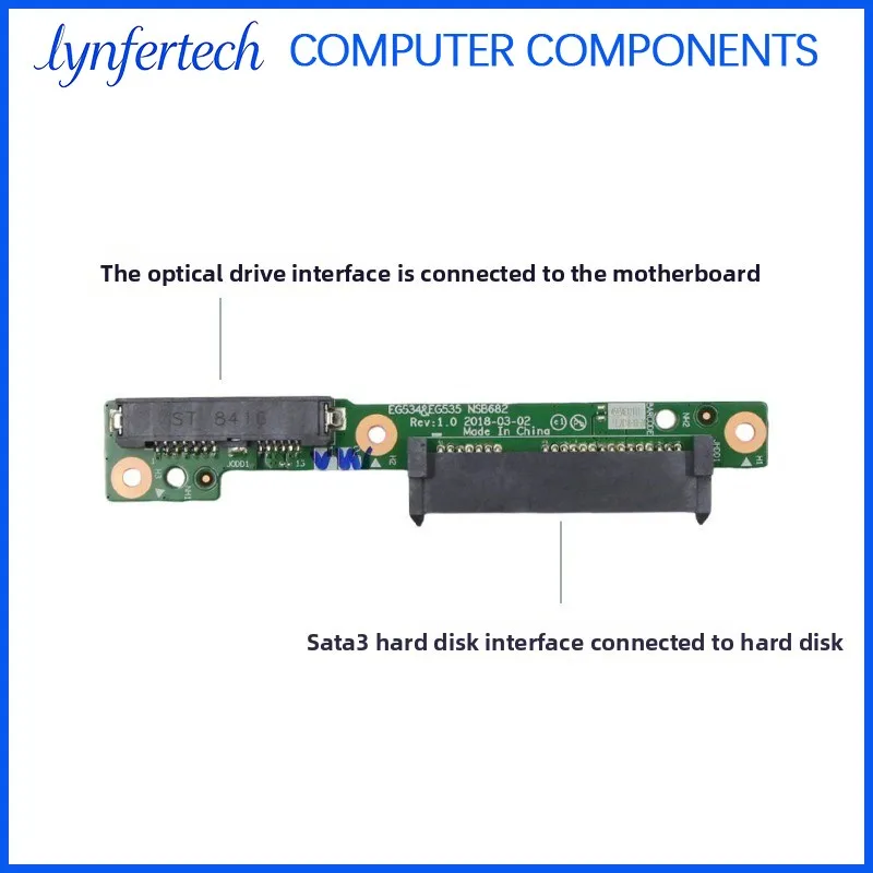 Hard Disk Tray Adapter Board For Lenovo Ideapad 110 310 320 330 510-15 Chao 5000 Optical Drive Bay Replacement Part