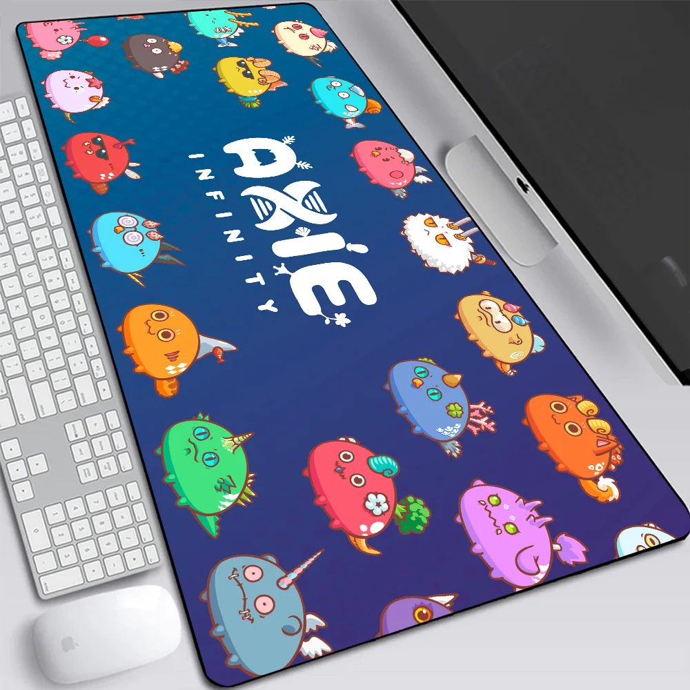 Axie Infinity Large Gaming Mouse Pad Computer Laptop Mousepad Keyboard Pad Desk Mat PC Gamer Mouse Mat Silicone Office Mausepad