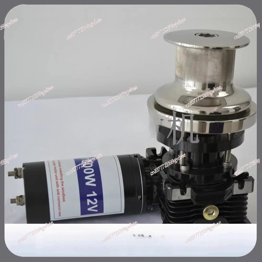 

Yacht Windlass Electric Marine Windlass Winch Pure Rope Wheel 6001000 With Accessories
