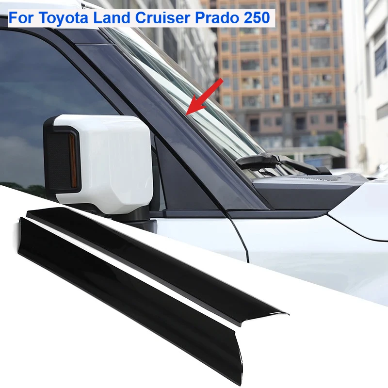 

For Toyota Land Cruiser Prado 250 LC250 2024-2025 Toyota Prado LC250 exterior A-pillar decoration cover Modification accessories