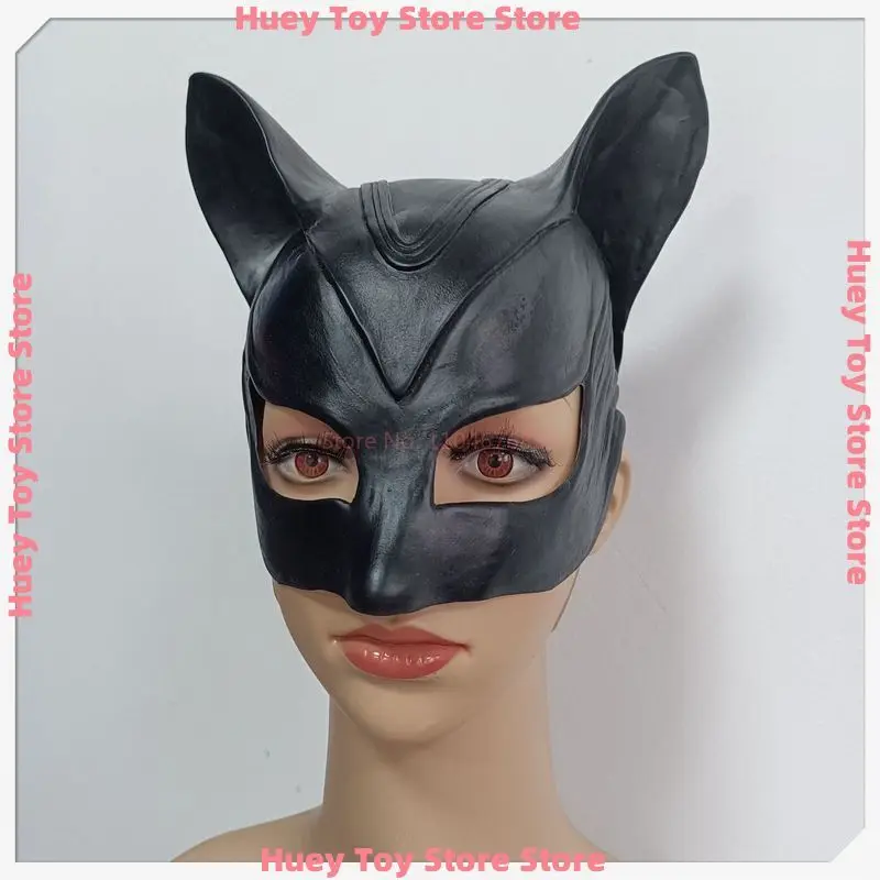 Red Hood Mask Movie Vil Lain Cosplay Emulsion Red Hood Helmet Man Women Cosplay Costume Prop Replica Fancy Party Headwear