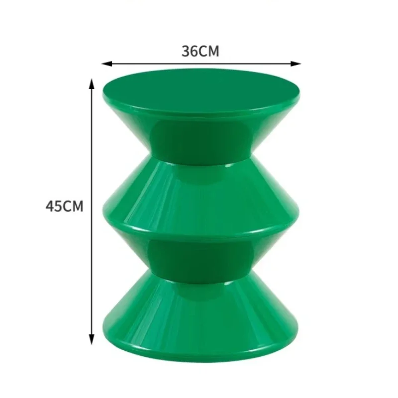Furniture Home Mini Small Apartment Designer Living Room Small Round Table Creative Bedside Table Side Tables End Tables image 6