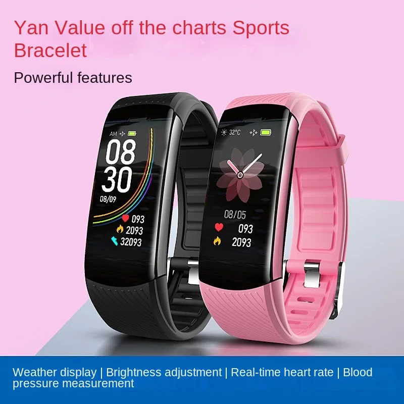 Echowear Smart Measuring Blood Pressure Heart Rate Blood Oxygen Sleep Exercise Step Count Health Monitoring Smart Wristband 2026