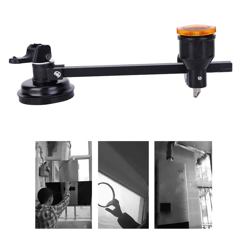 ABKJ-40Cm Aluminum Alloy Glass Tile Cutter Compasses Type Circle Cutter With A Fixed Suction Cup Glass Cutting Tools