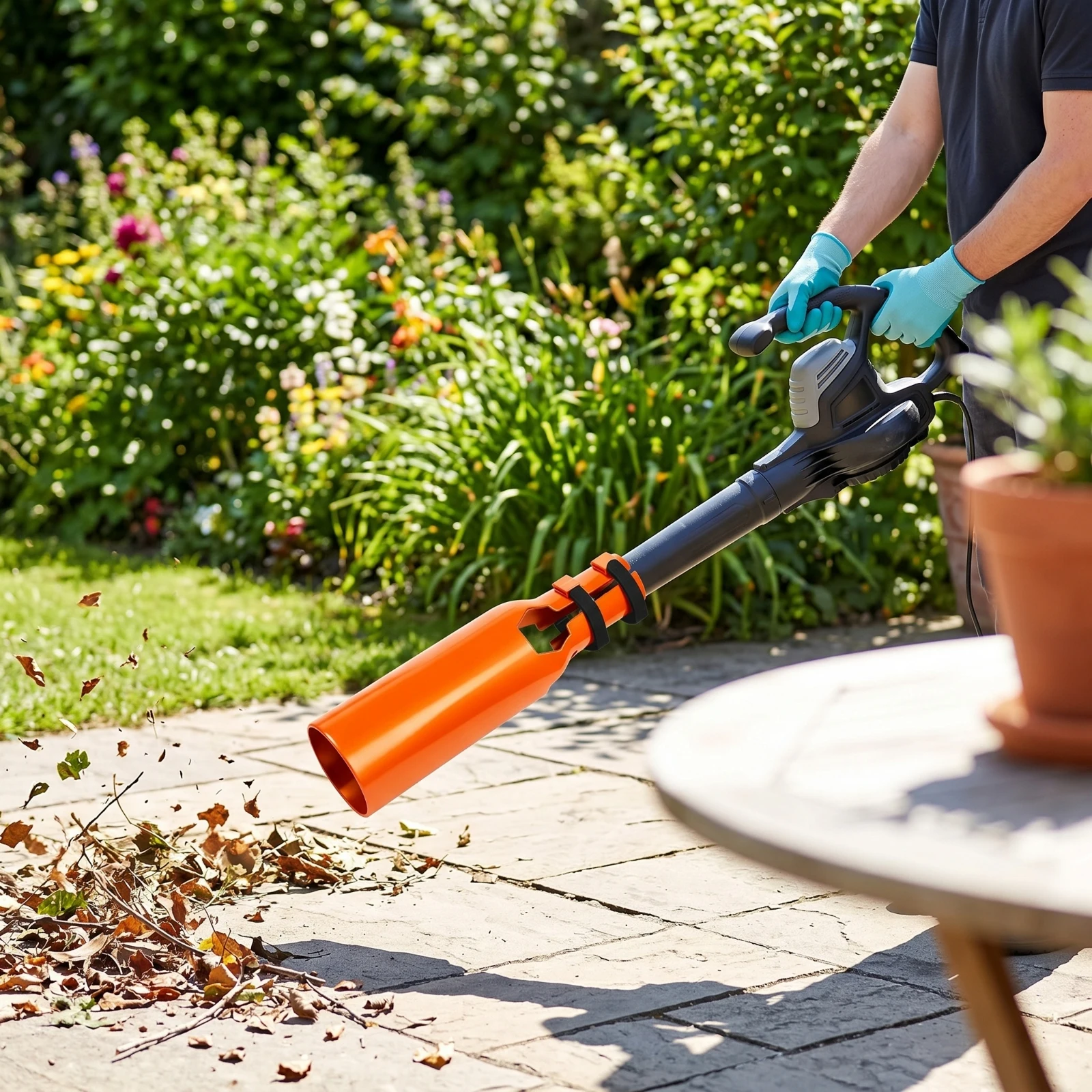 

Leaf Blower Nozzle with Strap Tapered Air Amplifier Nozzle Air Amplifier Attachment Vortex Leaf Blower Attachment Easy
