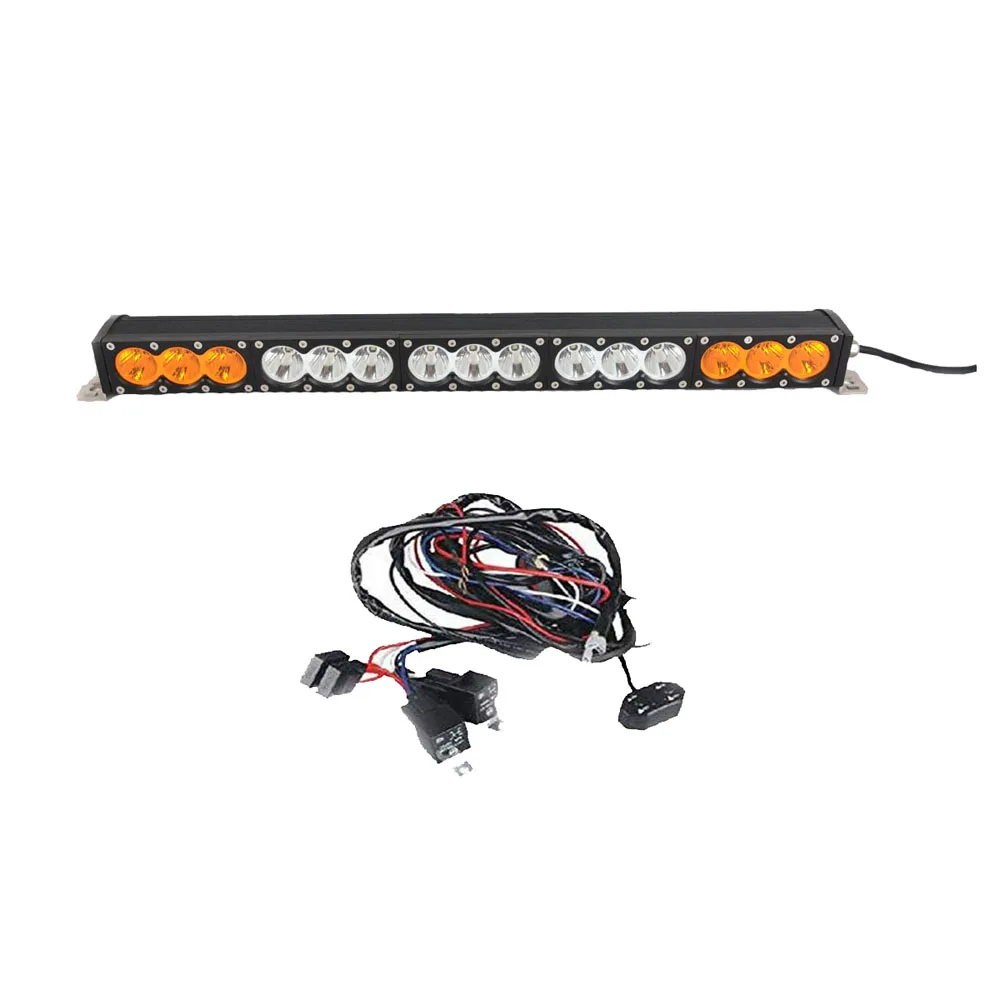 

Single Row LED Light 28" 150w Dual Color Off Road Spotlight Light Bar LED Work Diving Light Fog Lamp for Car SUV Truck 4x4 ATV