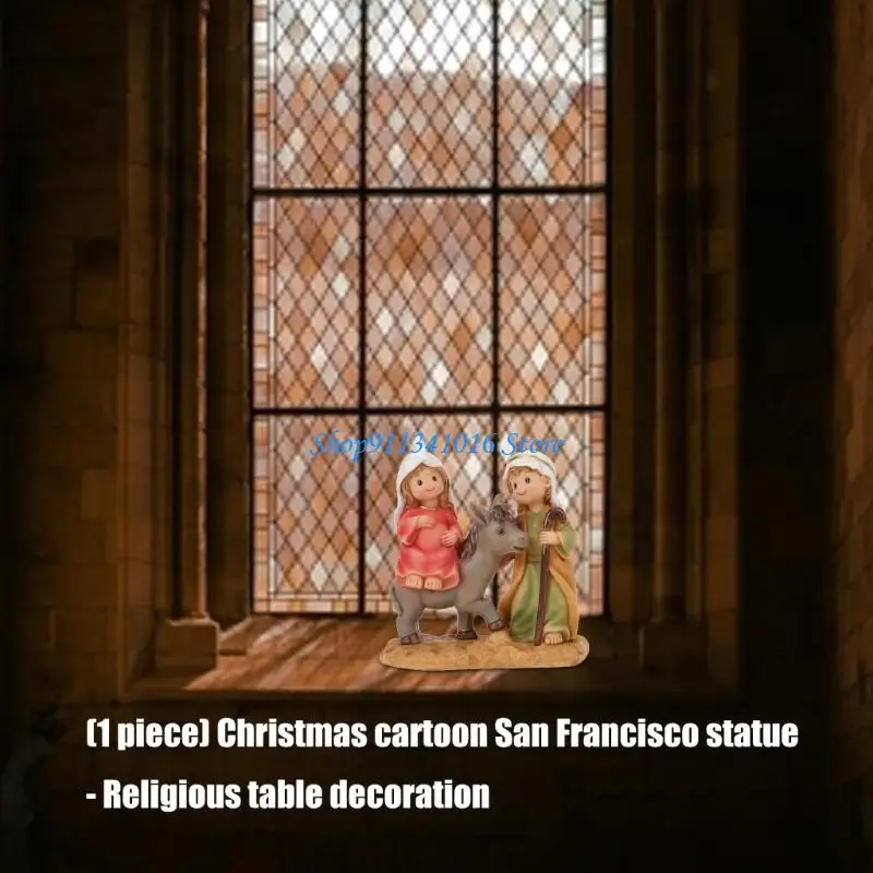  Resins Catholic Holy Family Statue Christmas Home Decors,Renaissances Sculptures