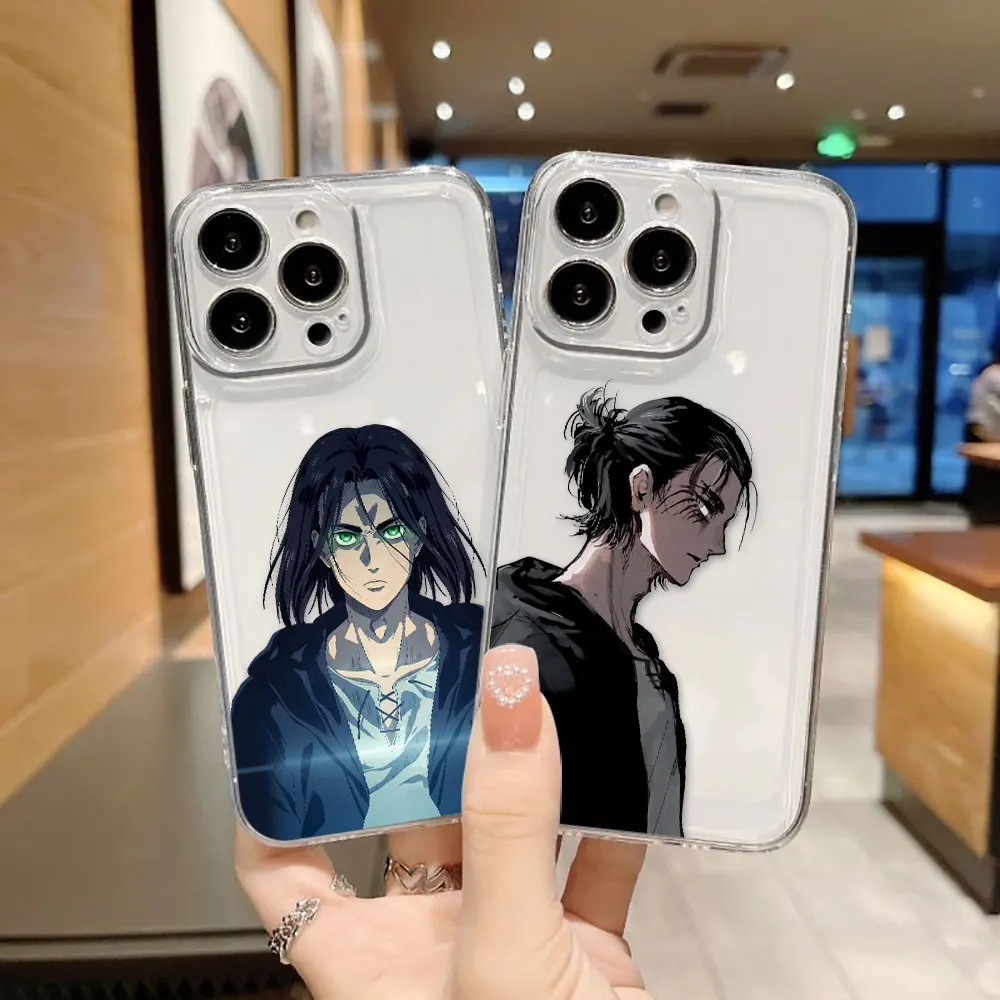 

Anime A-Attack On Titan Ymir Custom Photo Clear Phone Case For iPhone 16E 16 15 14 12 13 11 Pro 8 7 SE Plus X XR XS Max TPU Case