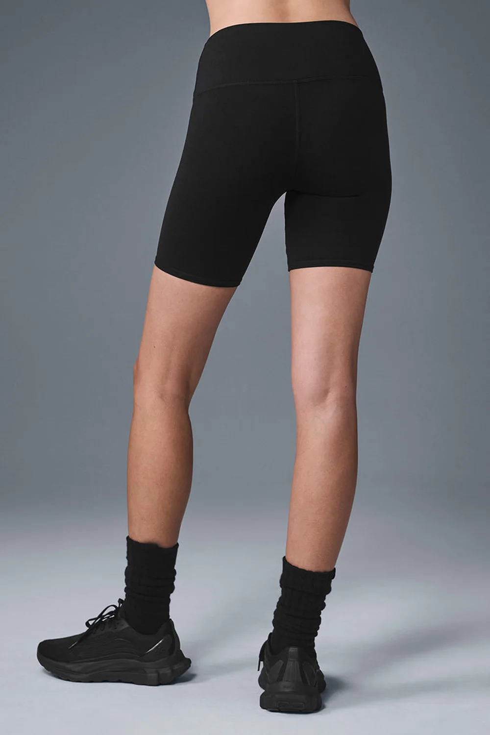 High Waisted Yoga Shorts Seamless Exercise Scrunch Biker Booty Fitness Shorts Solid Color Yoga Leggings Yoga Short Leg Cycling