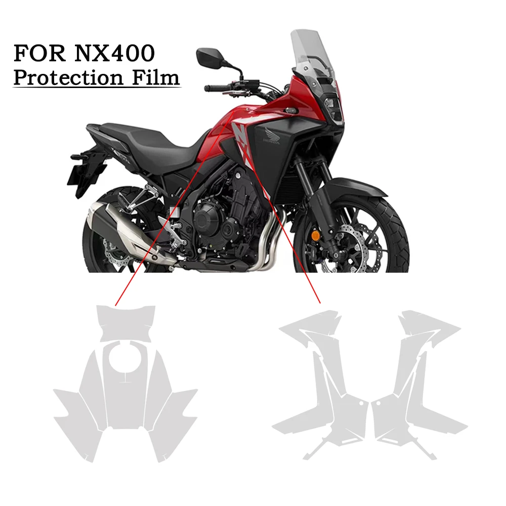 Motorcycle Kit For HONDA NX 400 PPF Dashboard Screen Protector Fairing Protection TPU NX400 Transparent Anti Scratch Film 2024