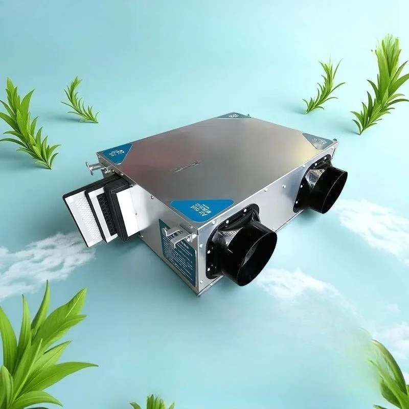 Two-way flow fresh air full heat exchange indoor ventilation commercial ventilation filter fresh air integrated fan