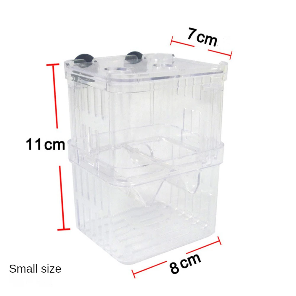 Double Hatching Box Juvenile Fish Reproduction Aquarium Does Not Take Up Space Can Be Moved Anywhere Aquarium/fish Tank Breeder