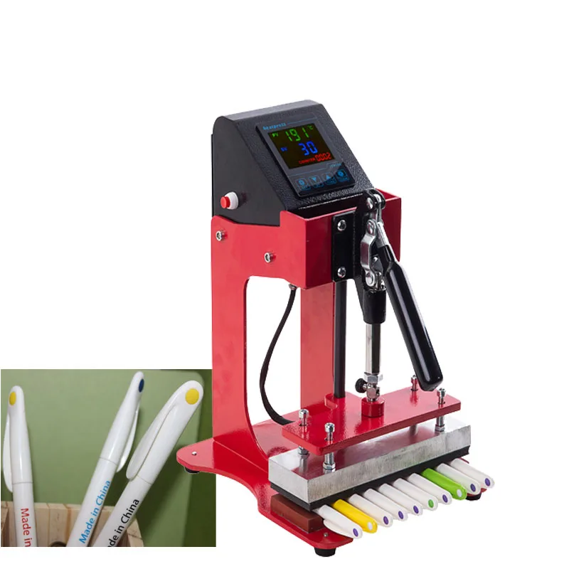 Ten-station Printing Pen Machine Heat Press Machine Ballpoint Pen Custom Machine Baking Pen Machine Diy Ballpoint Pen