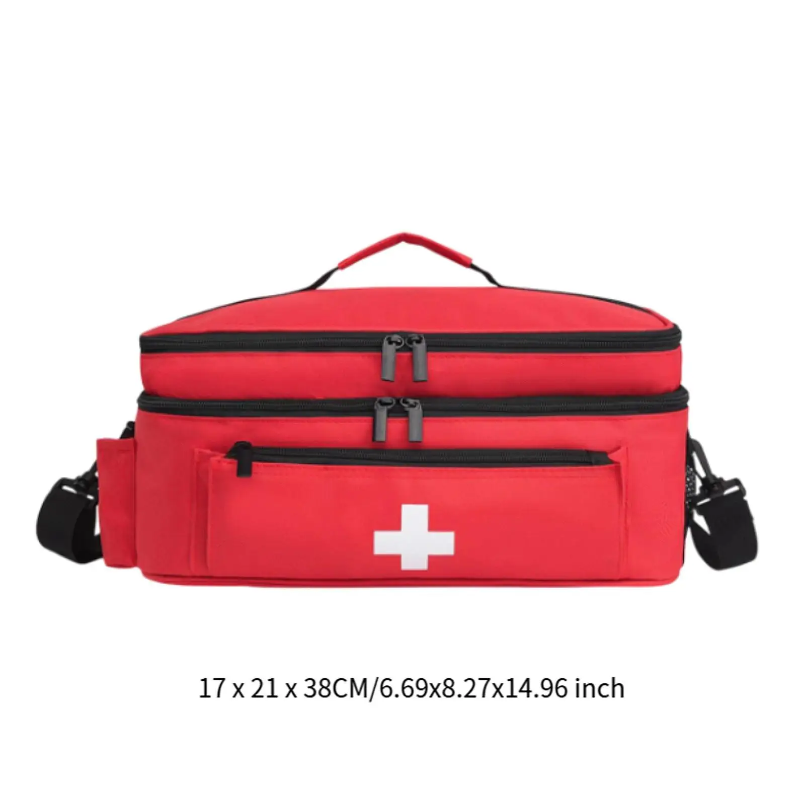 Bolsa de primeros auxilios, bolsa de almacenamiento médica multifuncional para senderismo, gimnasio al aire libre