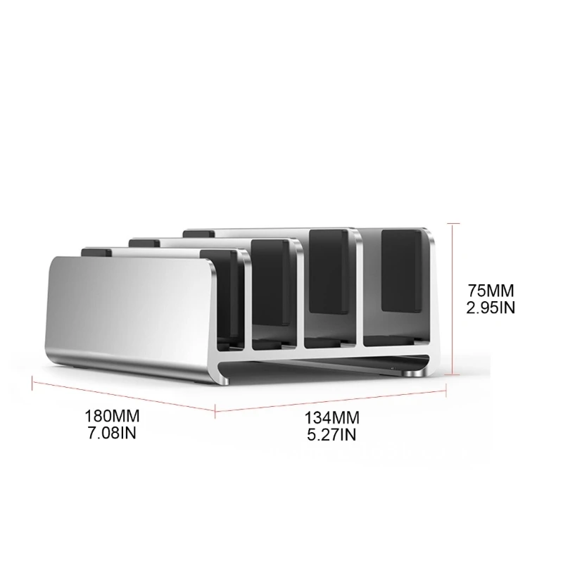 Imagem -04 - Vertical Laptop Stand com Slot Suporte de Mesa Base de Doca para Casa Escritório Jogos 896c em 1