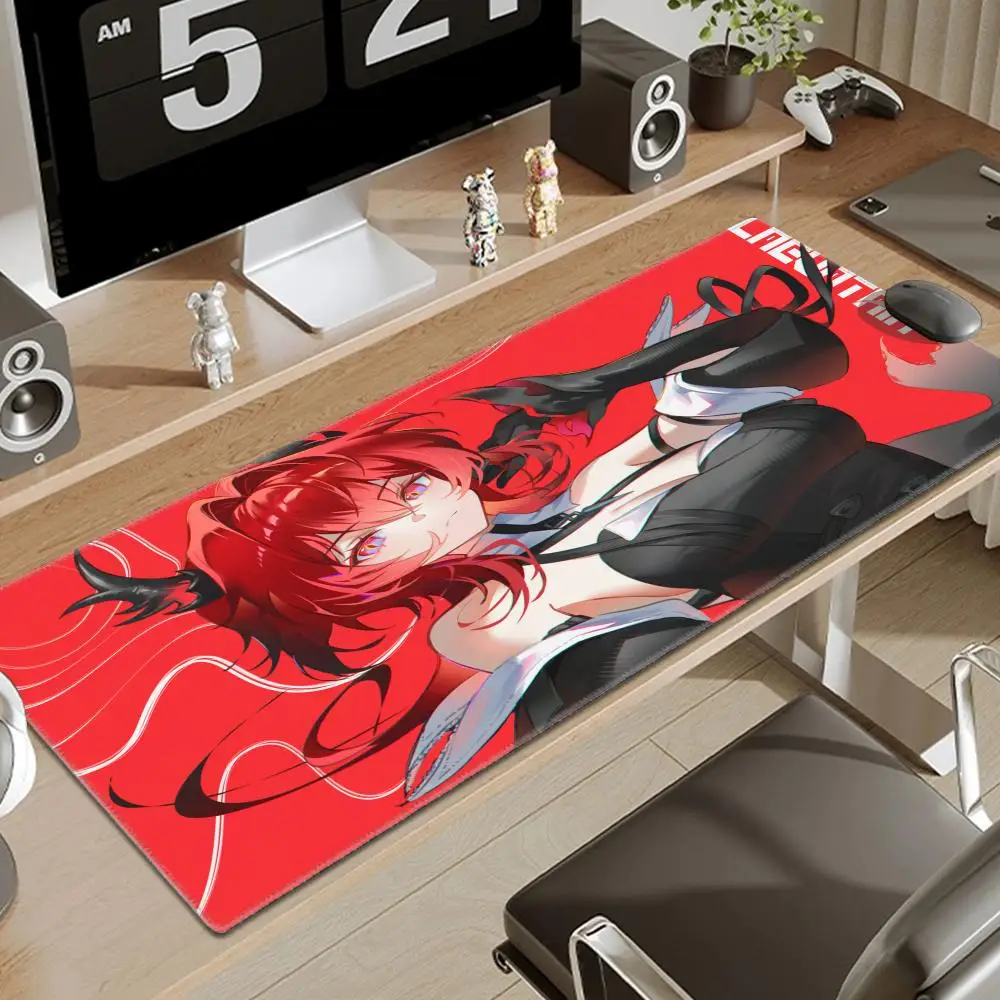 Game Arknights Endfield Laevatain Mouse Pad Anti Slip Rubber Edge Locked Thickened Laptop Gaming Desk Mat