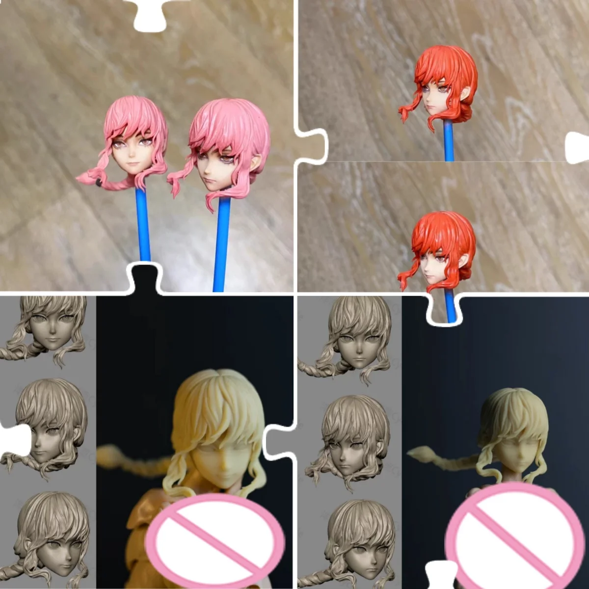 

【30days Made】Масштабная фигурка солдата-женщины Макимы (1/12), персонаж главного злодея, окрашенная/неокрашенная скульптура головы для 6-дюймовой модели экшн-фигурки