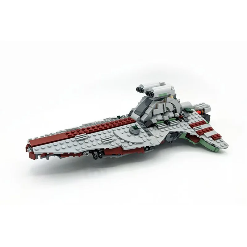 -37121 MOC-141584 Set Republic Ship Attack Cruiser Model Bricks Compatible 8039 Spaceship Building Blocks Toys for Kids 75312