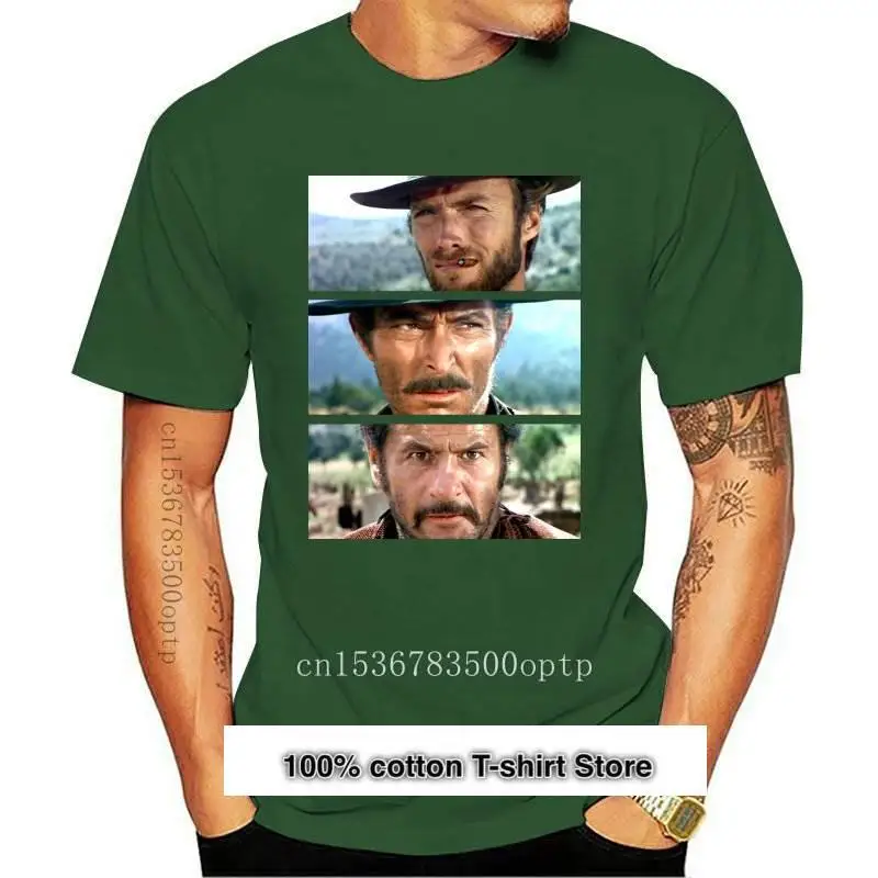 

Camiseta de The Good The Bad And The Ugly, camisa de vaquero de Italo, Western Eastwood, Us Clint