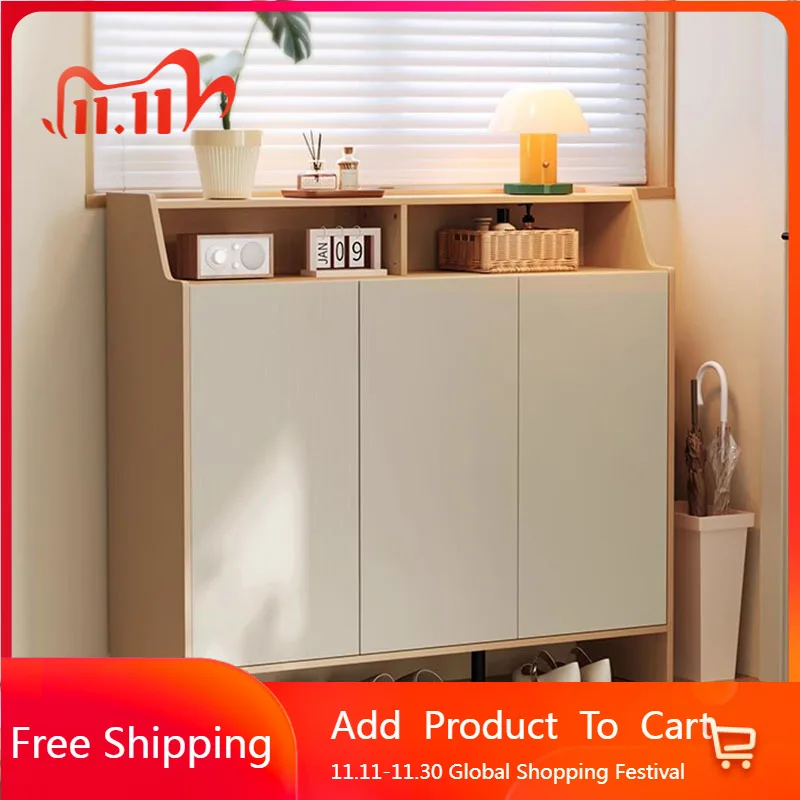 

Cute Save Space Shoe Cabinet Events Big Size Interior Chinese Cheap Creative Shoe Shelf Simple Gabinete Chinese Style Furniture