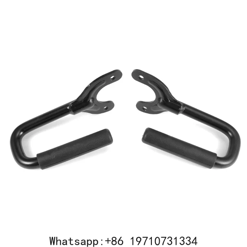 2pcs Front Grab Grip Bar Handles Metal Red For Wrangler TJ & Unlimited 1997-2006 Car Accessories Styling Armrest