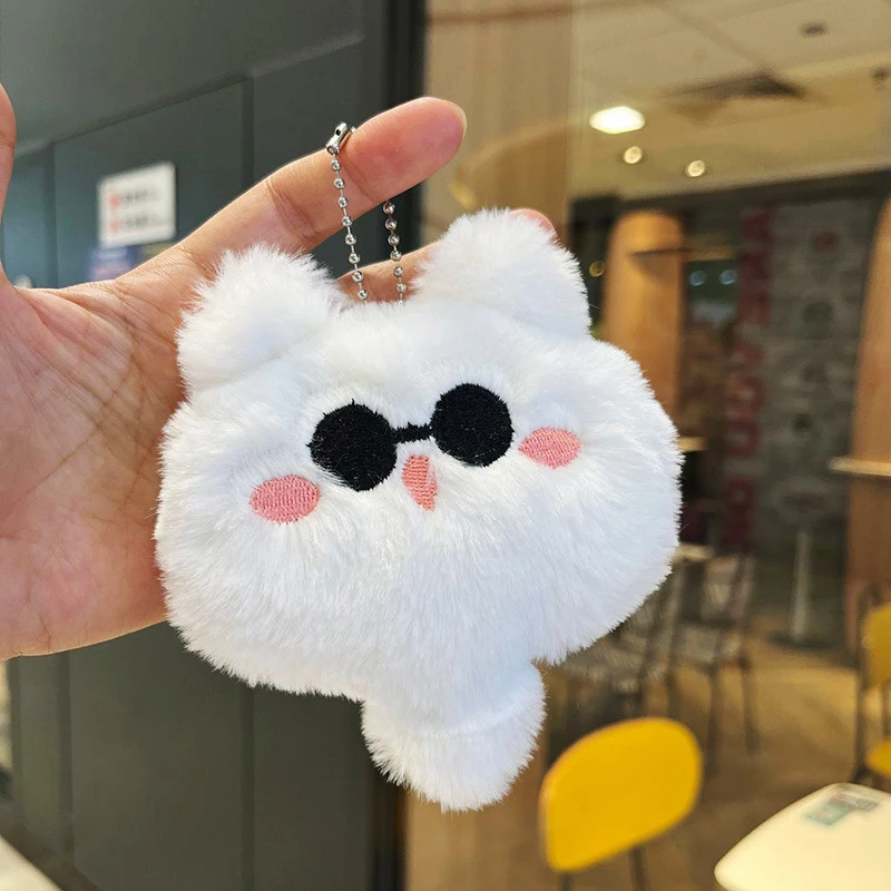 

Kawaii Sanrio плюшевая подвеска в виде кошки аниме мультяшный Кот изысканный Рюкзак украшения аксессуары Модная креативная кукла брелок подарки