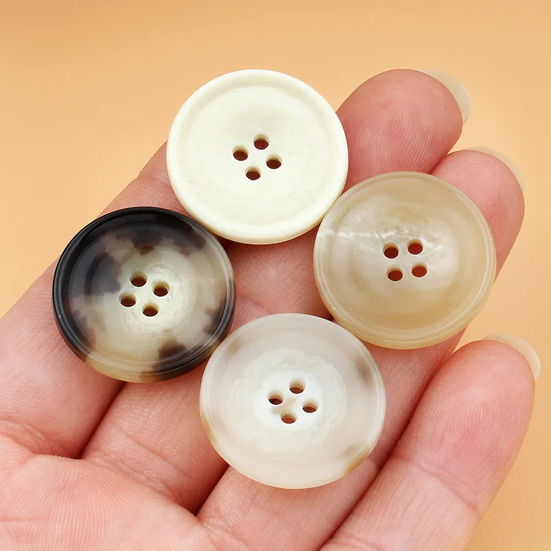 15/18/20/23/25mm Resin Button Four Eye Button for Crafts Wedding Decor Suit Jacket Coat Windbreaker Cardigan Sewing Accessories