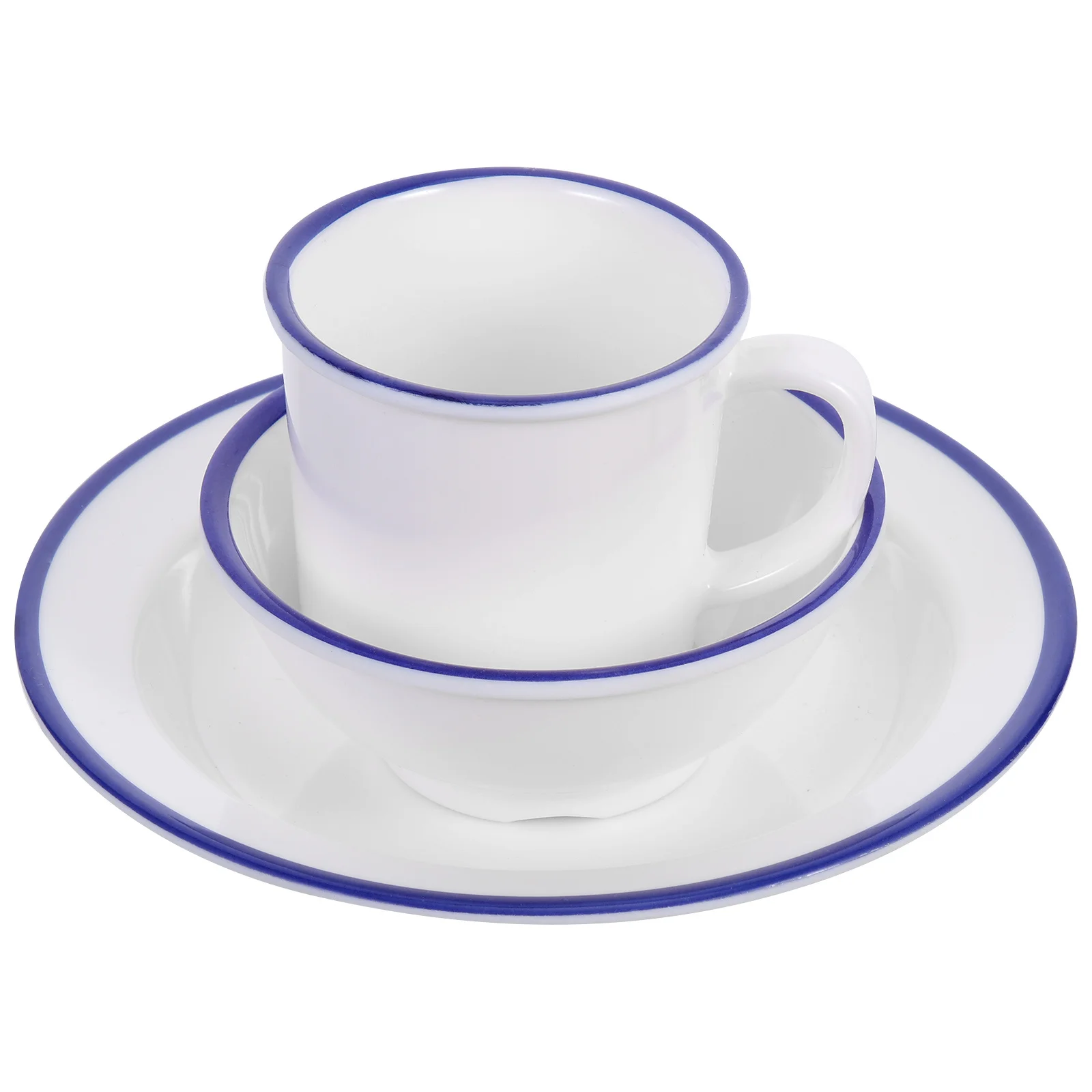 

Dishware Set Creative Simple Great Storing Hot Chocolate Suitable Home Coffee Shop Practical Vintage Decor