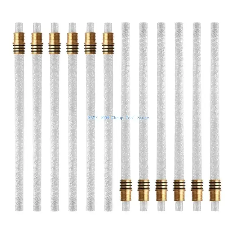 

G6KA 1 Set Outdoor Torch Lighting Essential Brass Torch Wicks Holder and Replacement Wicks Torch Accessories for Bottles