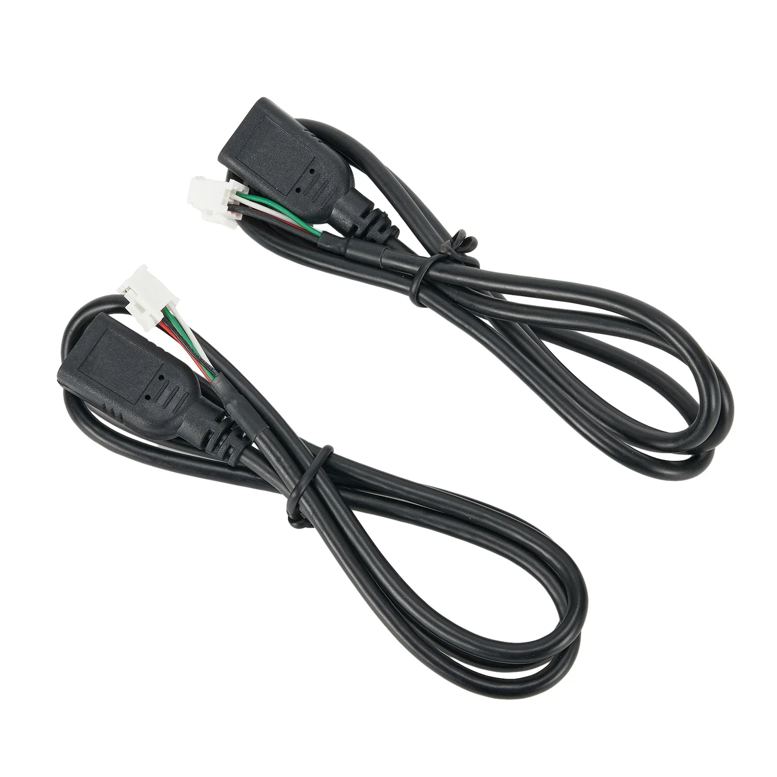 2 Stuks 75 Cm Auto Usb Kabel Adapter 4Pin & 6Pin Connector Usb Verlengkabel Adapter Autoradio Stereo usb Kabel Adapter