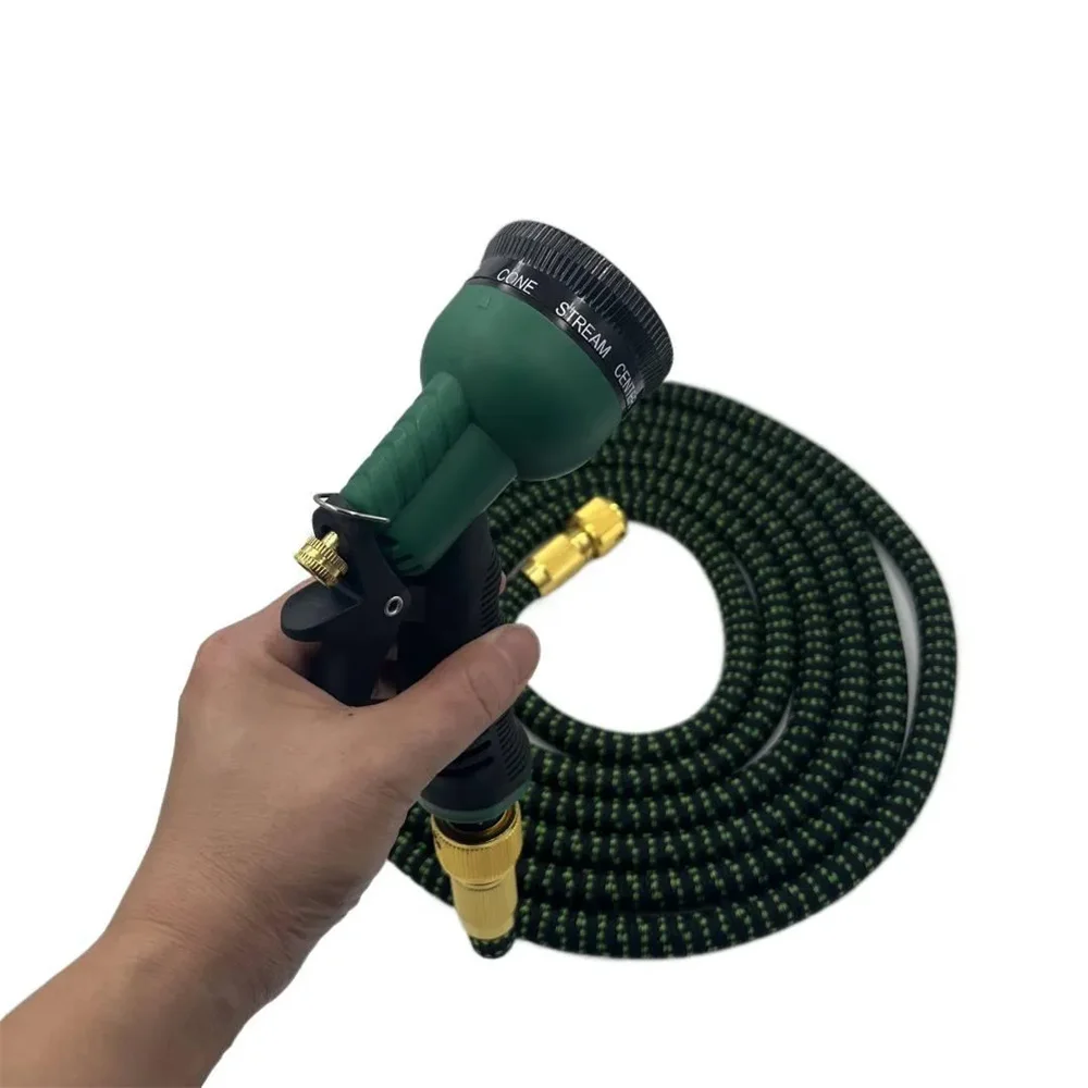 One roll of European standard 1/2 25FT 50FT 75FT 100FT garden soft water pipe set, with water injection and triple expansion for